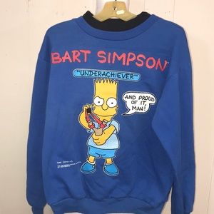 1990 Bart Simpson Pullover Size 14